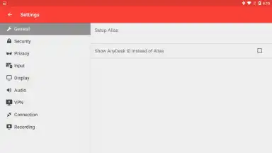 Capture d'écran de AnyDesk 3