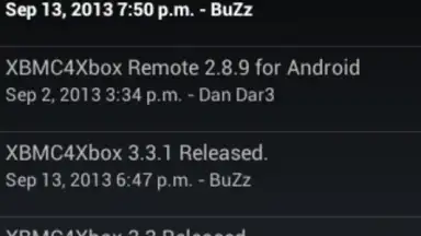 Capture d'écran de XBMC4Xbox Remote 7