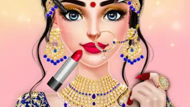 Capture d'écran de Indian Wedding Dress up games 16