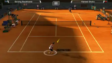 Capture d'écran de Virtua Tennis Challenge 4