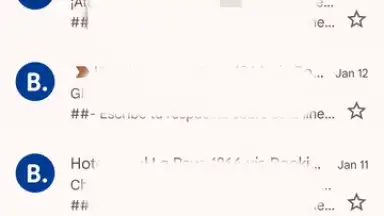 Capture d'écran de Gmail 3