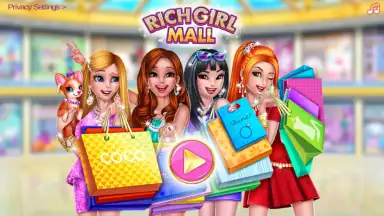 Capture d'écran de Rich Girl Mall - Shopping Game 1