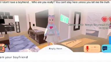 Capture d'écran de Yandere AI Virtual Girlfriend 2