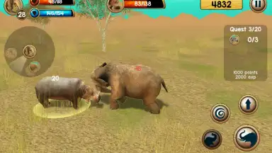 Capture d'écran de Wild Elephant Sim 3D 3
