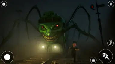 Capture d'écran de Scary Spider Train Adventure 3