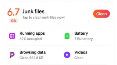 Capture d'écran de Phoenix Browser 9
