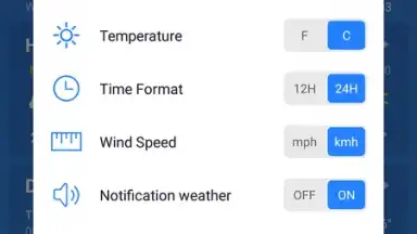 Capture d'écran de Local Weather Forecast 7