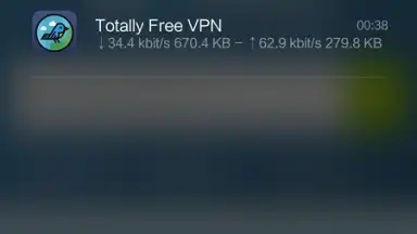 Capture d'écran de Totally Free VPN 2