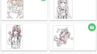 Capture d'écran de Anime - Paint by Numbers 5