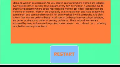 Capture d'écran de Feminist Dev Game 2