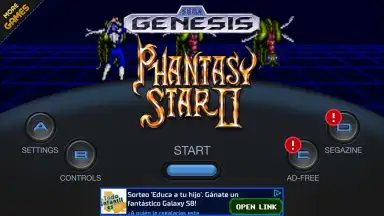 Capture d'écran de Phantasy Star Classics 8