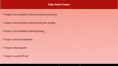 Capture d'écran de Daily Hindu Prayers 5
