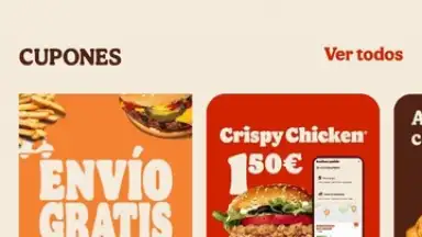 Capture d'écran de Burger King® España 1