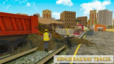 Capture d'écran de Train Station Construction Railway 3