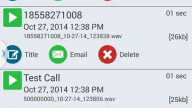 Capture d'écran de Call Recorder - IntCall 4
