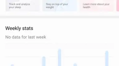 Capture d'écran de Huawei Health 6