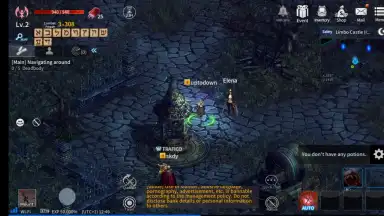 Capture d'écran de Dark Eden M on WEMIX 16