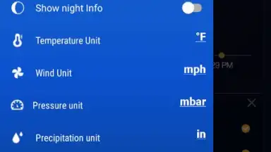 Capture d'écran de Local Weather Widget 14