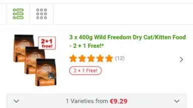 Capture d'écran de Zooplus: Online pet shop 1
