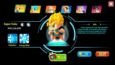 Capture d'écran de Dragon Z Quest Action RPG 8