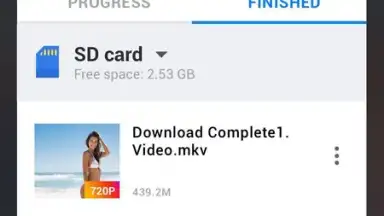Capture d'écran de HD Video Downloader App 1