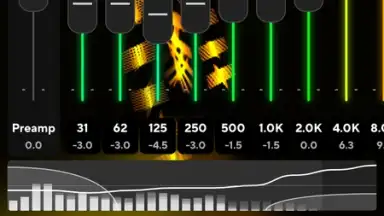 Capture d'écran de Poweramp Equalizer 5