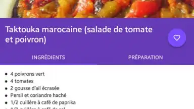 Capture d'écran de Recettes du Ramadan 4