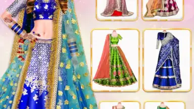Capture d'écran de Indian Wedding Dress up games 11