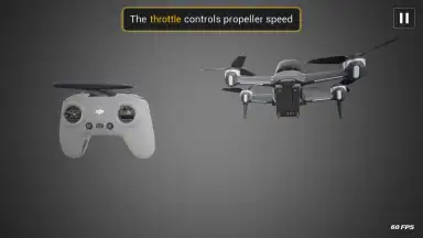 Capture d'écran de DJI Virtual Flight 8