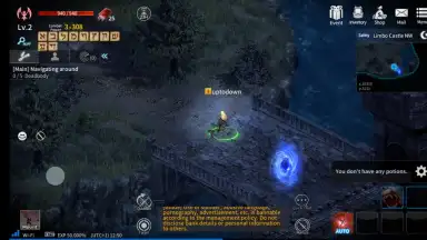Capture d'écran de Dark Eden M on WEMIX 15