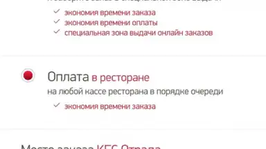 Capture d'écran de KFC (RU) 2