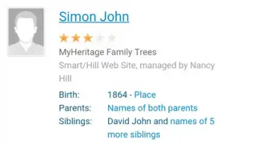 Capture d'écran de MyHeritage 2