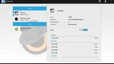 Capture d'écran de Superuser (for Android 4) 6