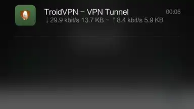 Capture d'écran de Troid VPN 1