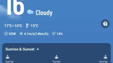 Capture d'écran de Live Weather 7