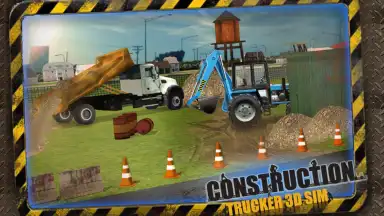 Capture d'écran de Construction Trucker 3D Sim 11