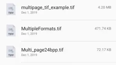 Capture d'écran de TIFF Viewer 3