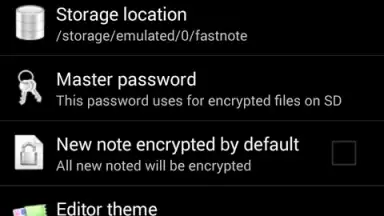 Capture d'écran de Fast Notepad 1