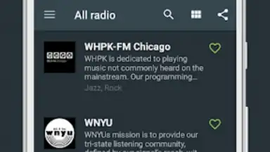 Capture d'écran de Online Radio Yo!Tuner 4