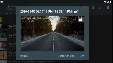 Capture d'écran de Droid Dashcam - Driving video recorder 6