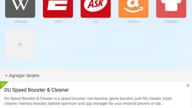 Capture d'écran de Mola Browser 1