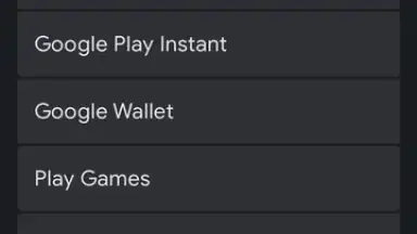 Capture d'écran de Google Play services 12