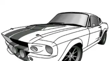 Capture d'écran de Draw Cars: Muscle 5