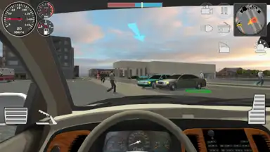 Capture d'écran de Police Cop Simulator. Gang War 7