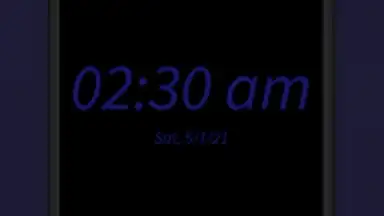 Capture d'écran de Night Clock (Digital Clock) 2