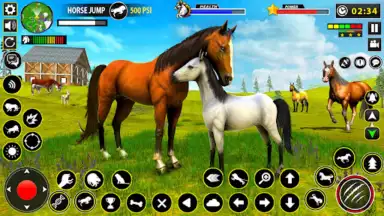 Capture d'écran de Wild Horse Family Simulator 4