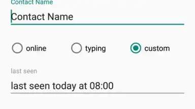 Capture d'écran de Fake Chat Whatsapp 10