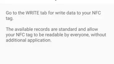 Capture d'écran de NFC Tools 7