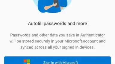 Capture d'écran de Microsoft Authenticator 15