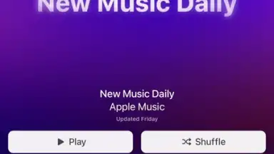 Capture d'écran de Apple Music 3